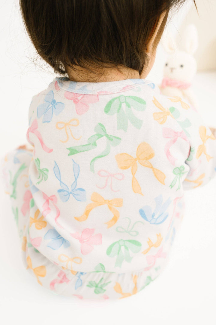 Pastel Bow Baby Set