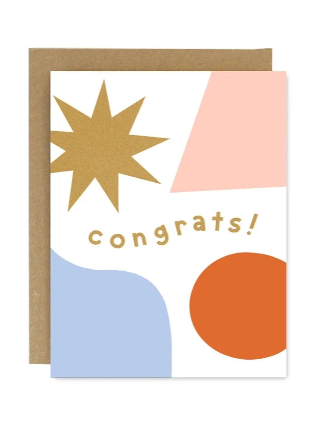 Congrats Shapes Card