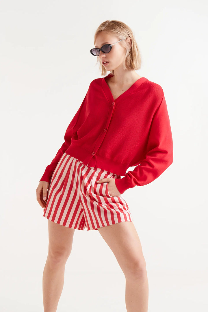 Cherry Stripe Shorts
