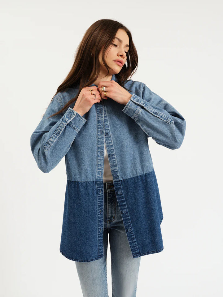 Doubled Up Denim Shirt Jacket