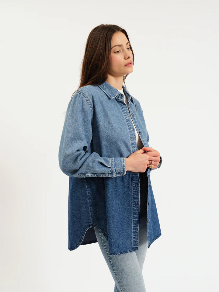 Doubled Up Denim Shirt Jacket