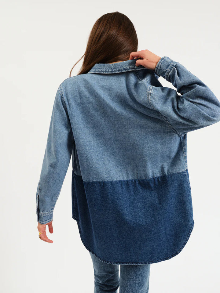 Doubled Up Denim Shirt Jacket