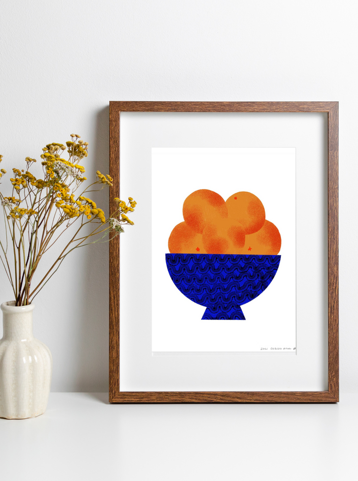 Orange Bowl Print