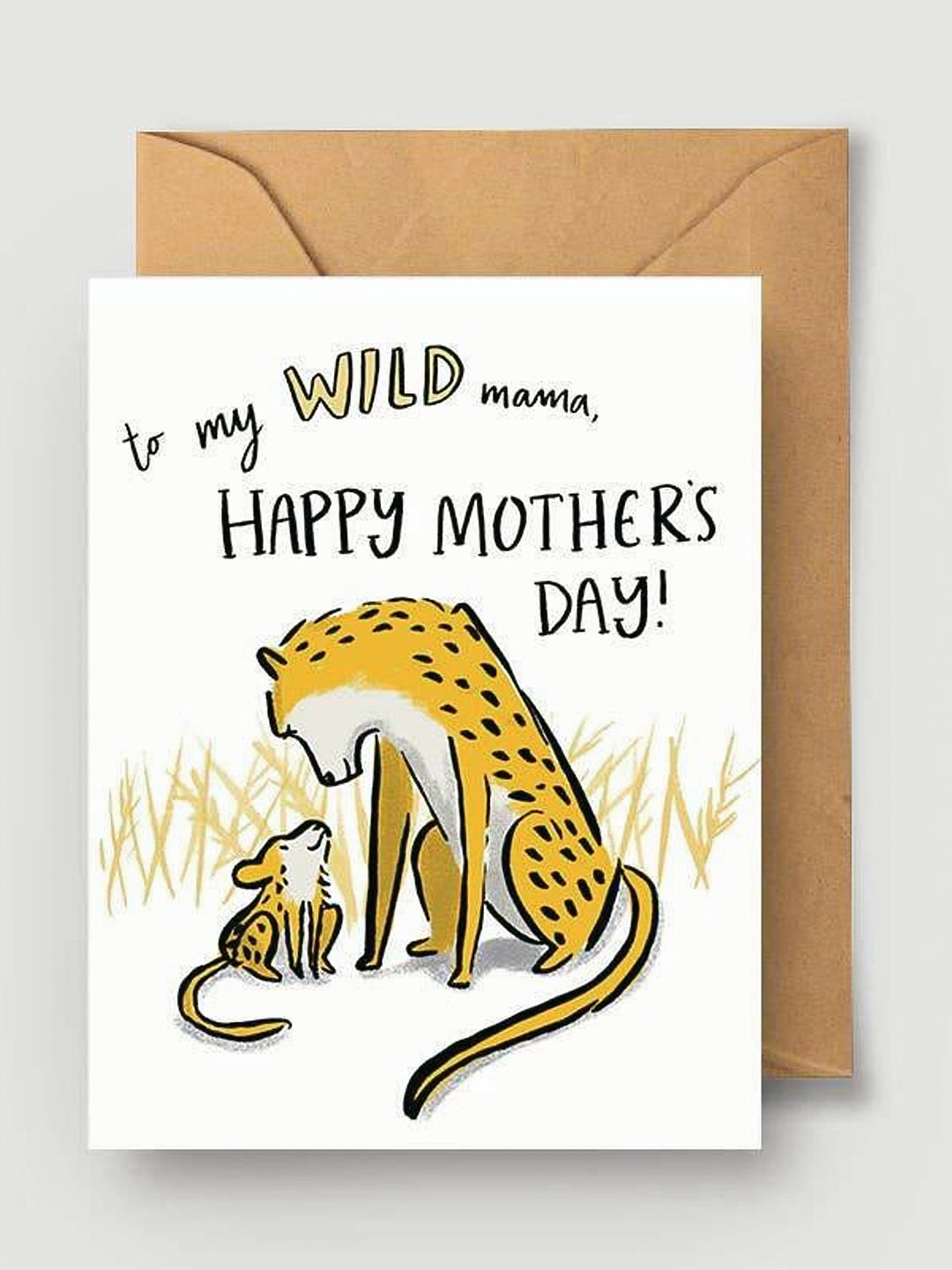 Wild Mama Mother's Day Greeting Card