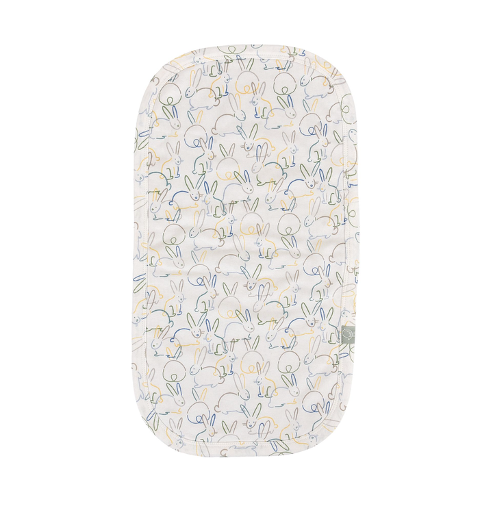 Bunnies Organic Burp Cloth