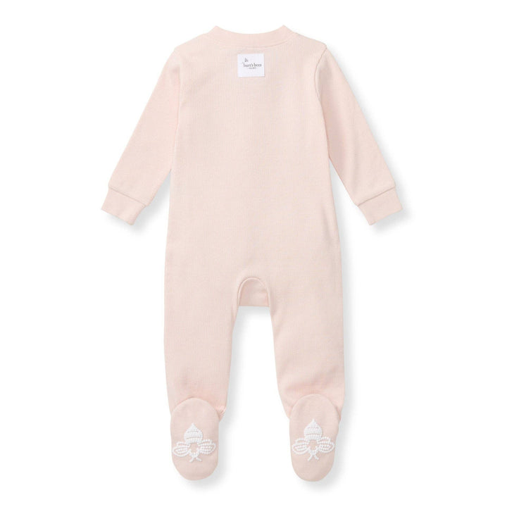 Solid Rib Organic Cotton Sleep & Play - Ranunculus