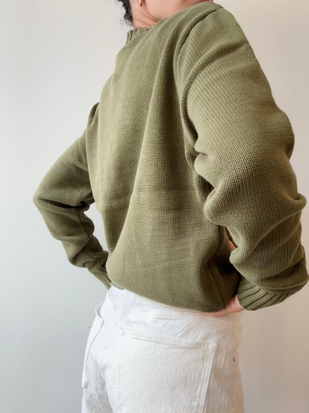 Crew Cotton Sweater