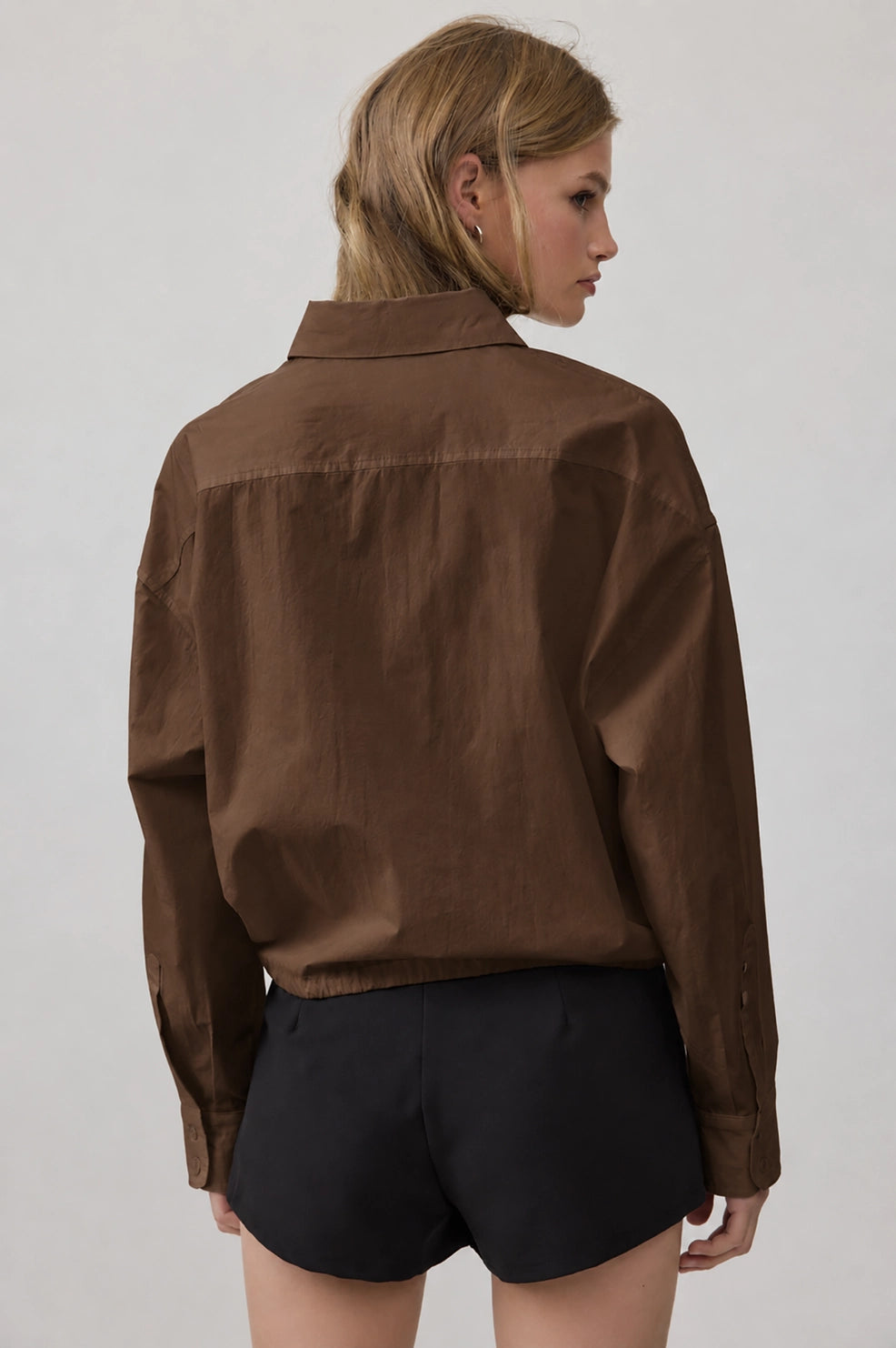 Drawstring Relaxed Shirt