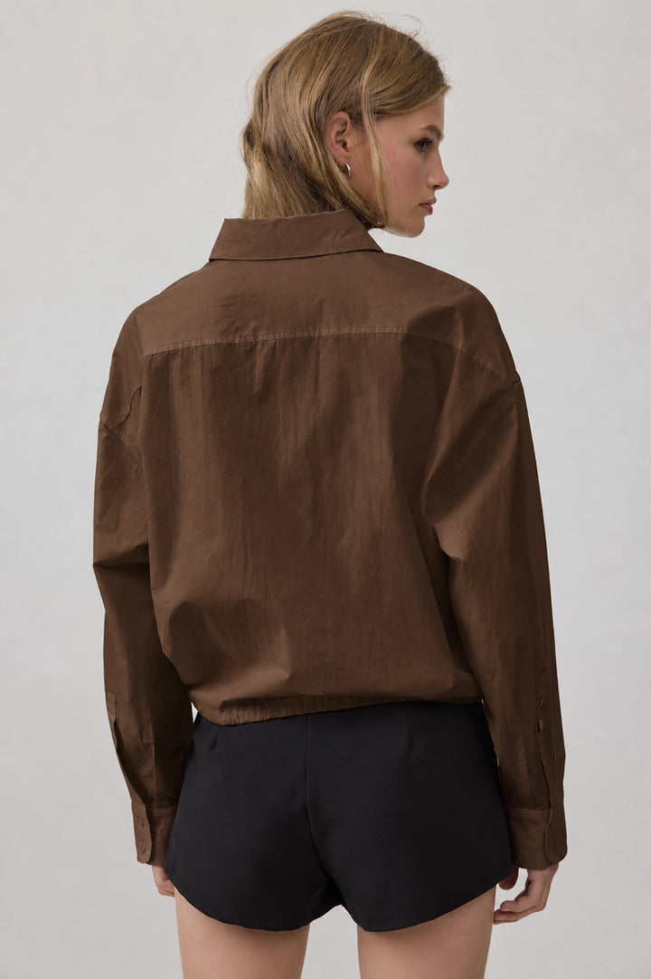 Drawstring Relaxed Shirt