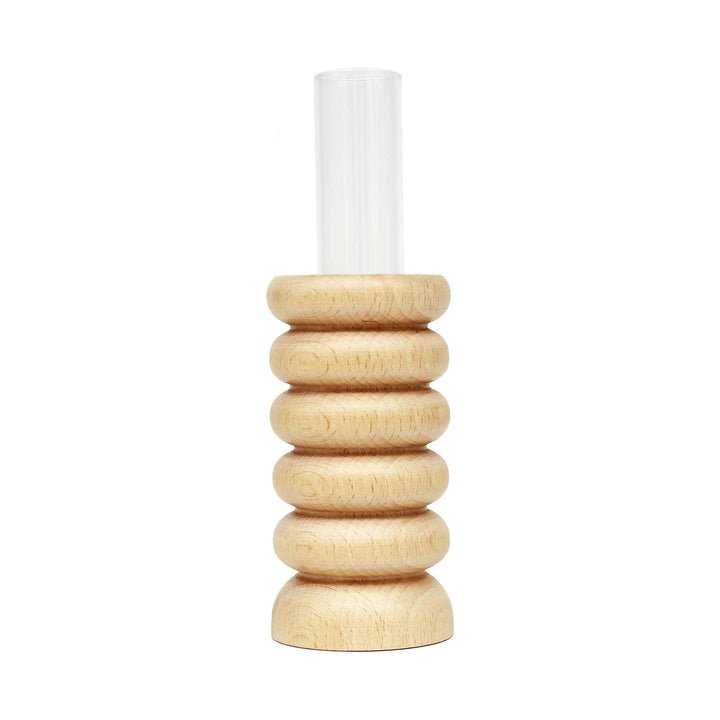 Totem Wooden Bud Vase