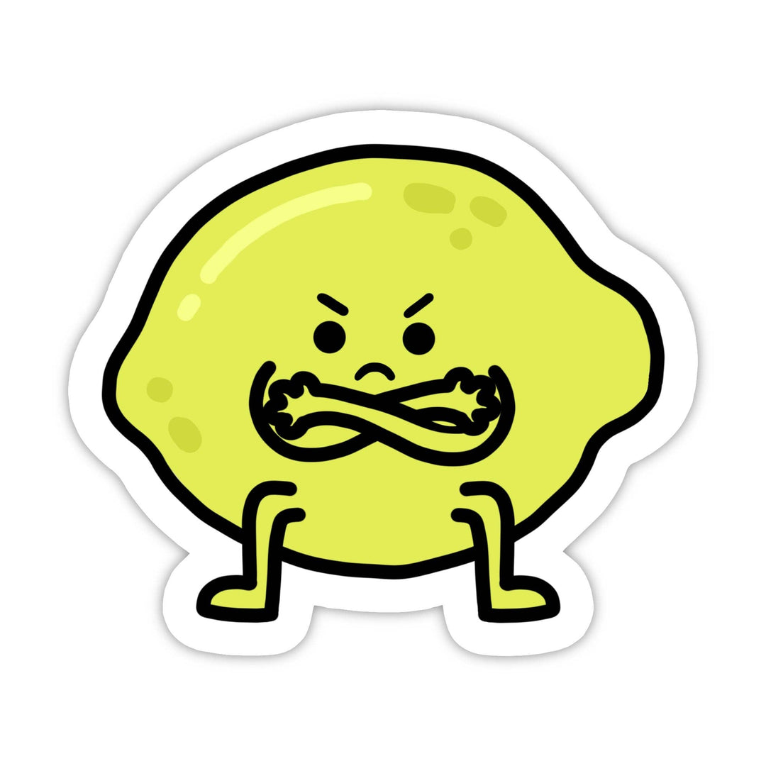 Angry Lemon Sticker