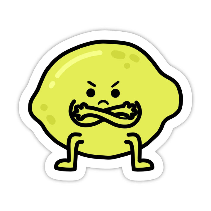 Angry Lemon Sticker