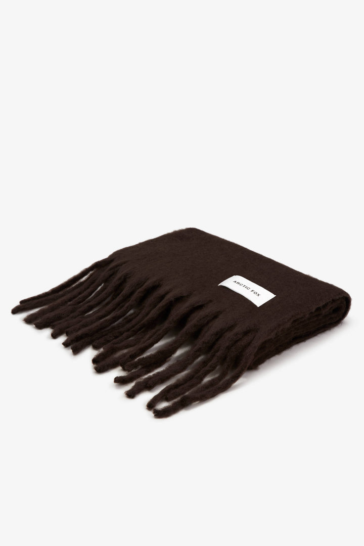 The Reykjavik Scarf - 100% Recycled - Ground Coffee - FW25