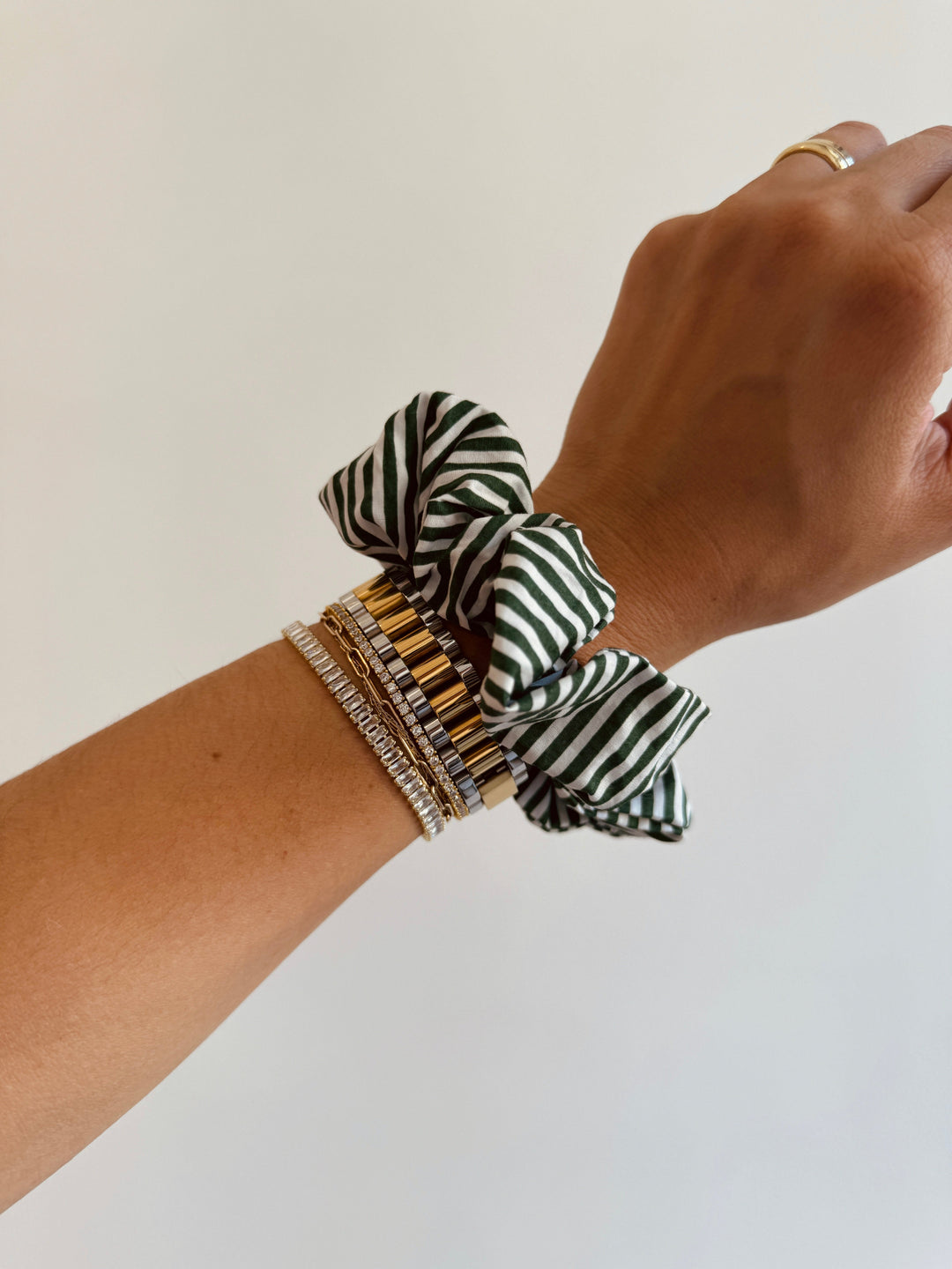 Striped Pine Scrunchy