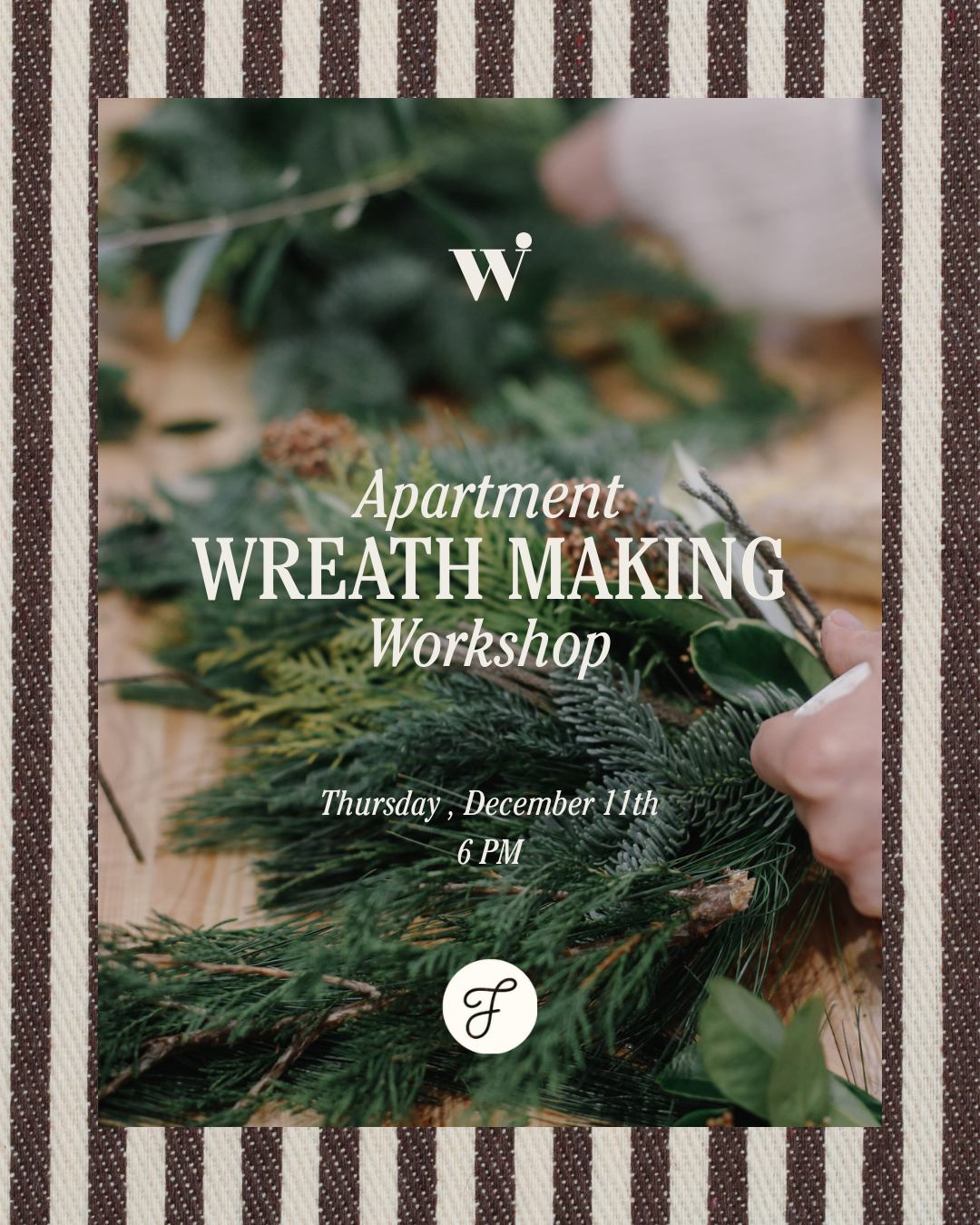 Wreath Making at Winsome!