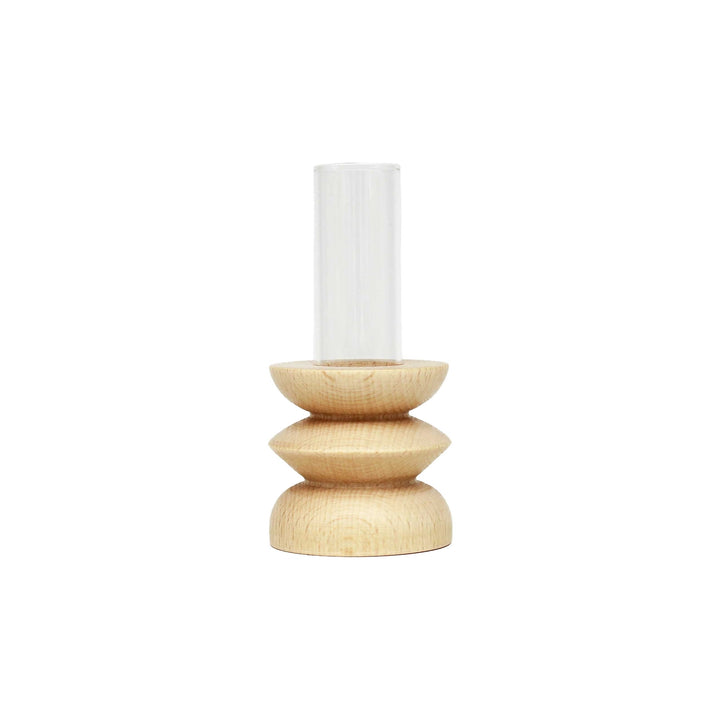 Totem Wooden Bud Vase
