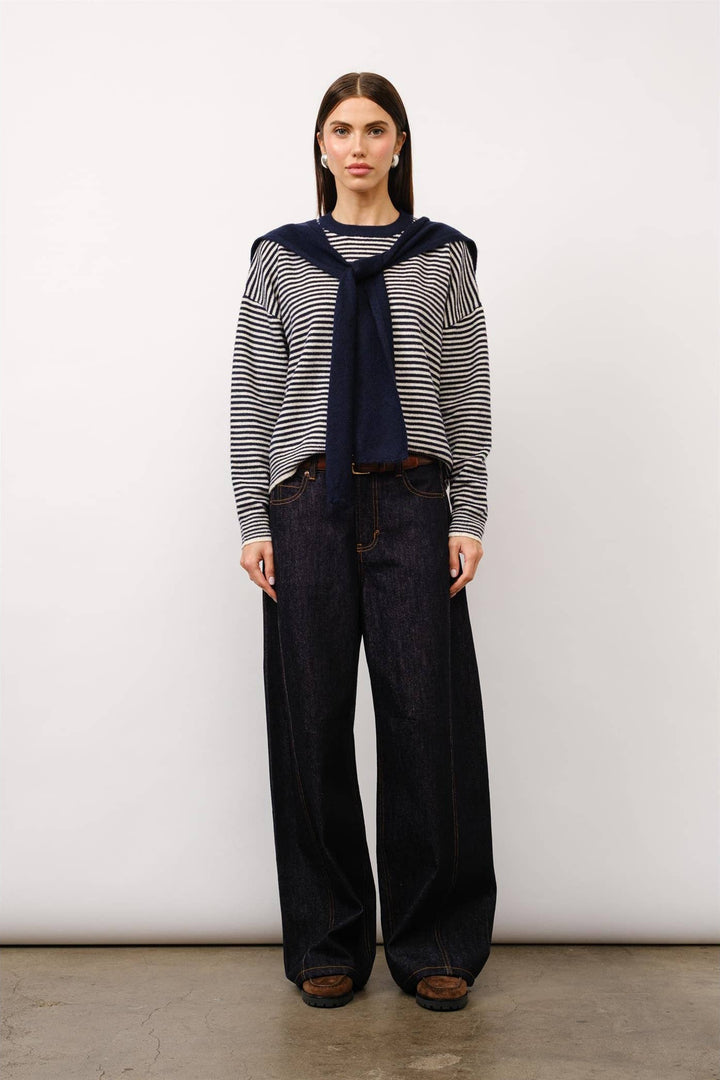 Kate Sweater with Detachable Shawl