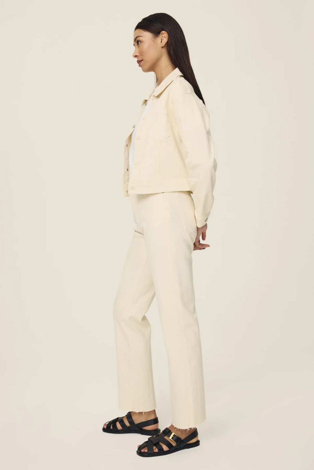 ASE Straight Jeans - Ecru