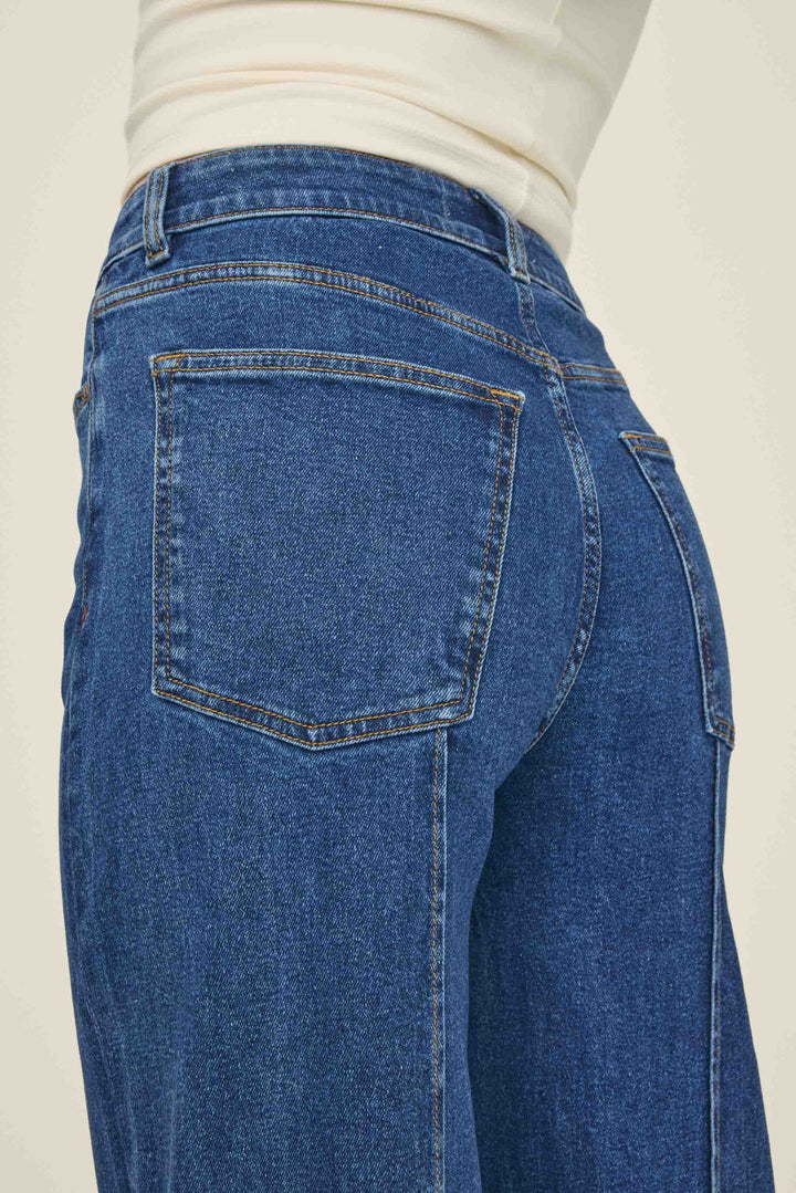 NCE Wide Leg Jeans - Cuff It