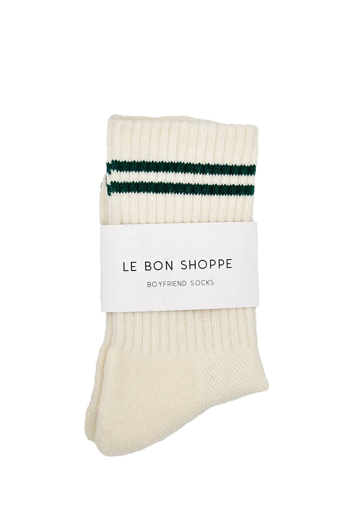 Boyfriend Socks: Parchment