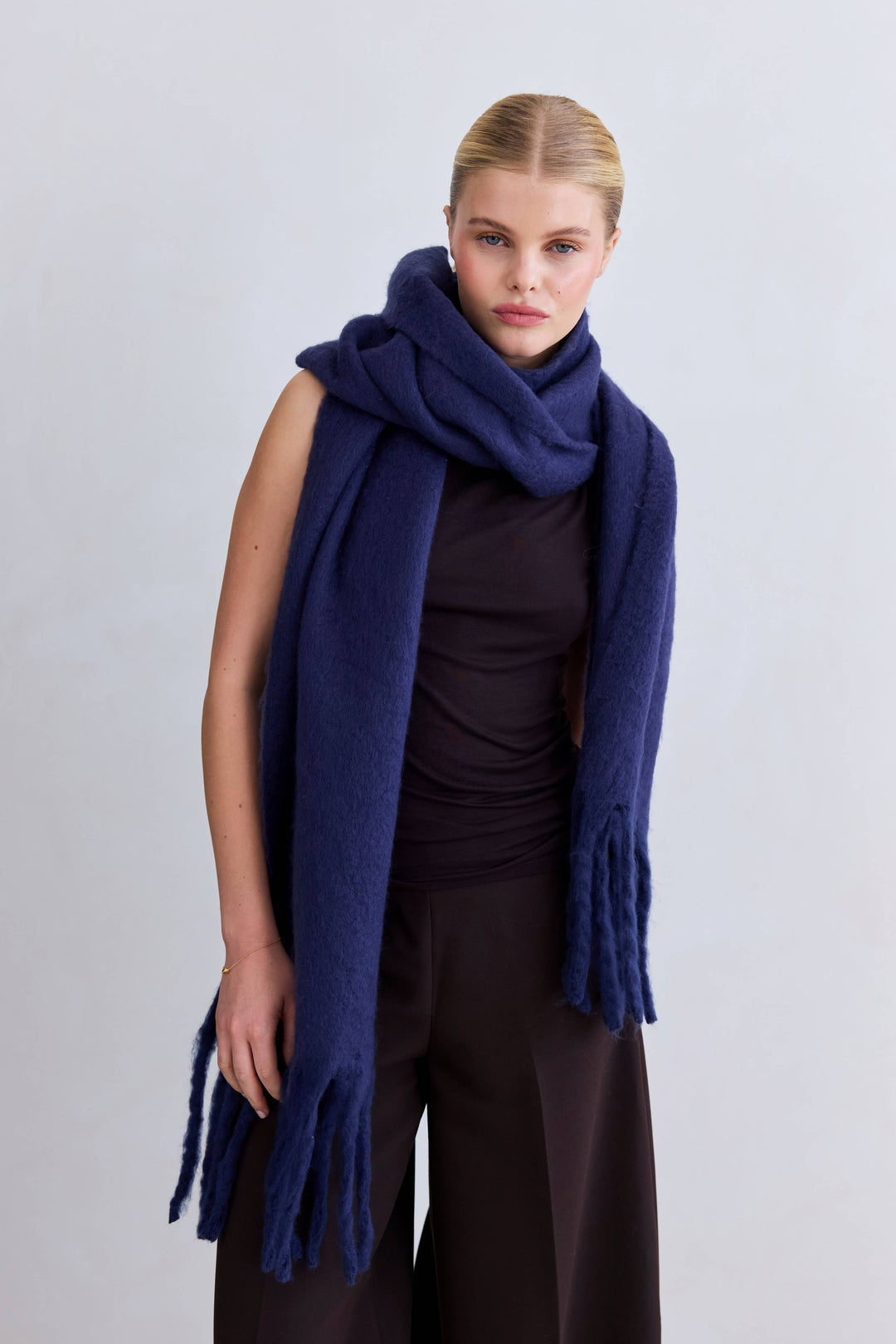 The Reykjavik Scarf - Midnight Blue