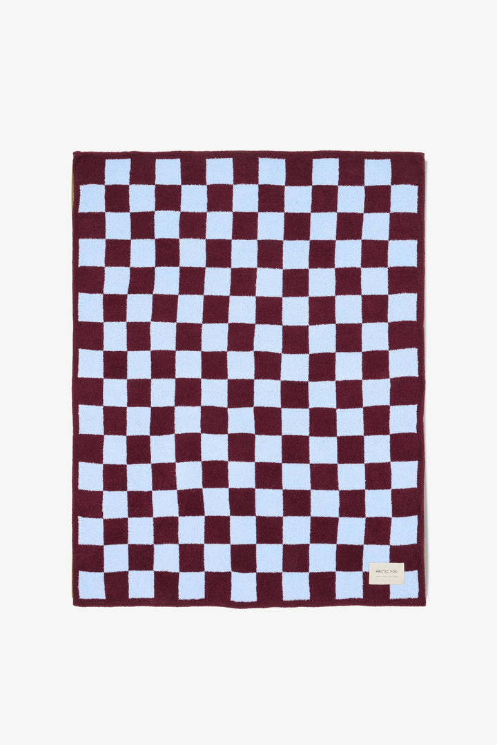 The Teddy Throw - Blue Check