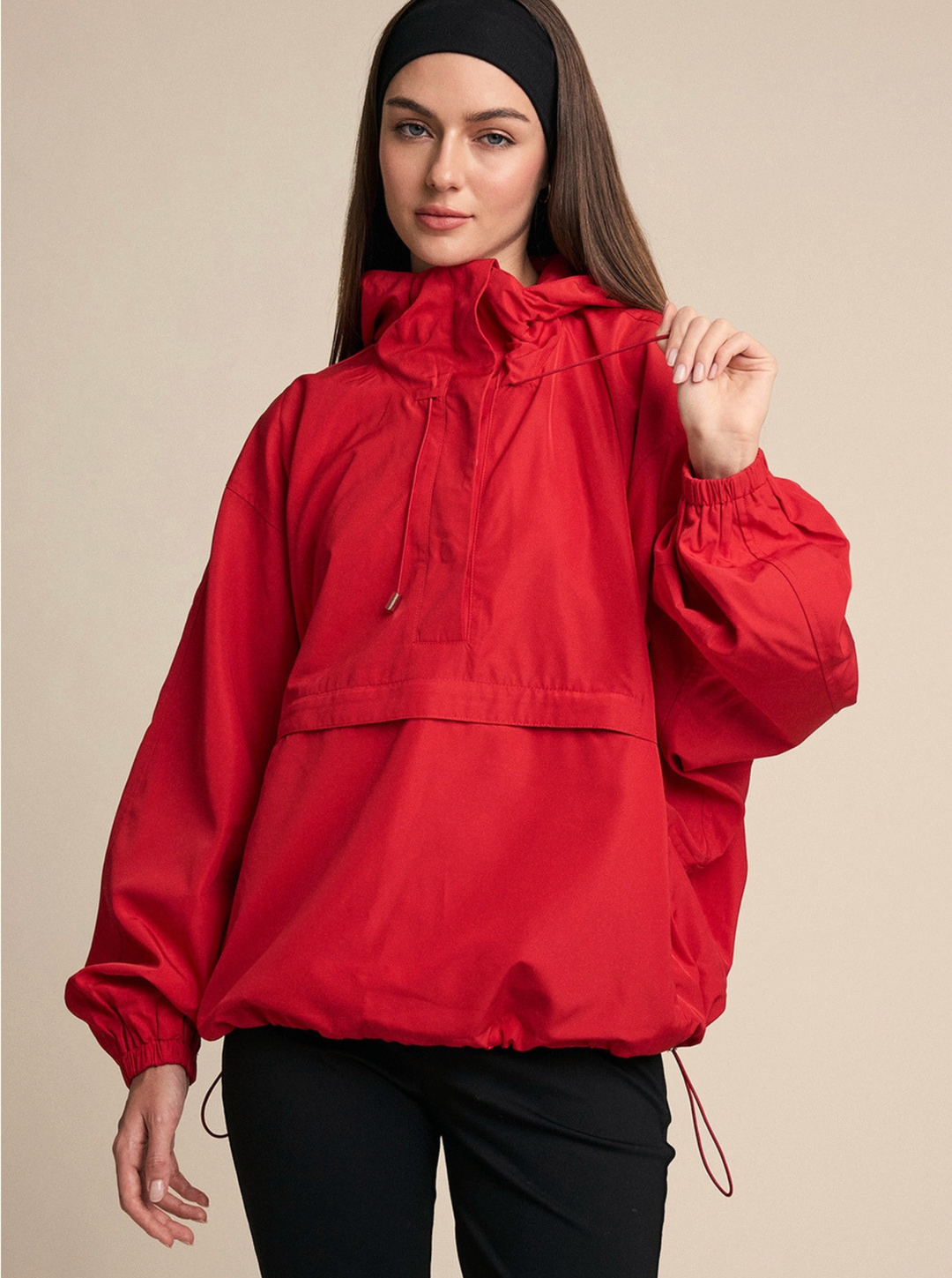 Hooded Pullover Anorak
