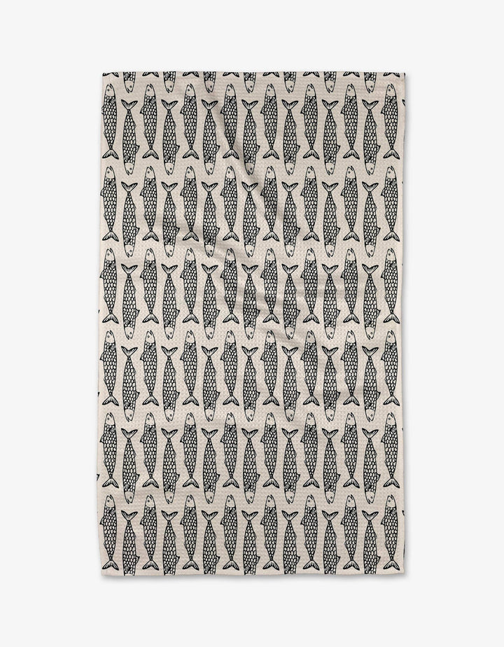 Geometry Recycled Kitchen Tea Towel