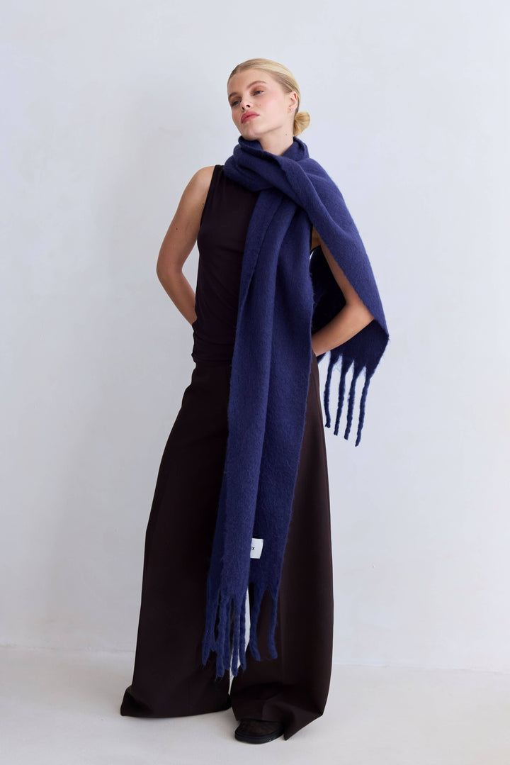 The Reykjavik Scarf - Midnight Blue