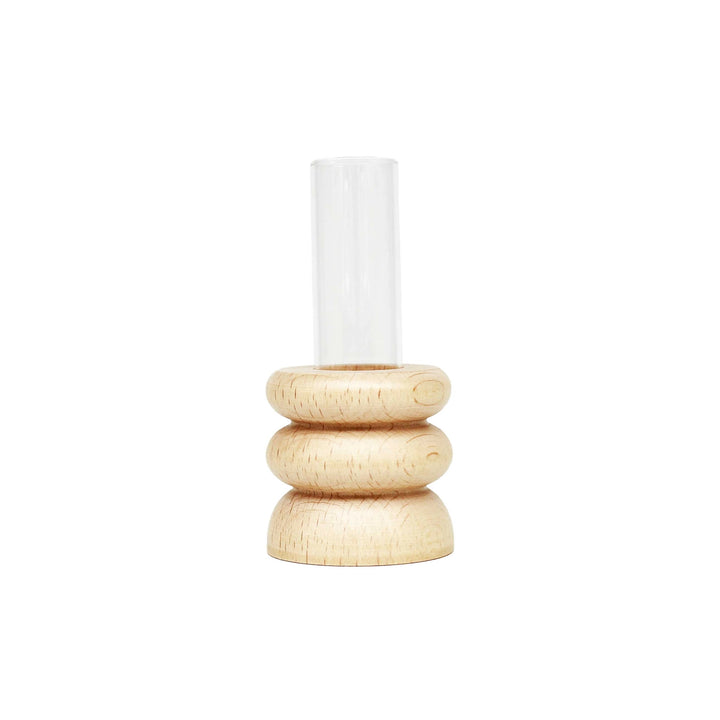 Totem Wooden Bud Vase