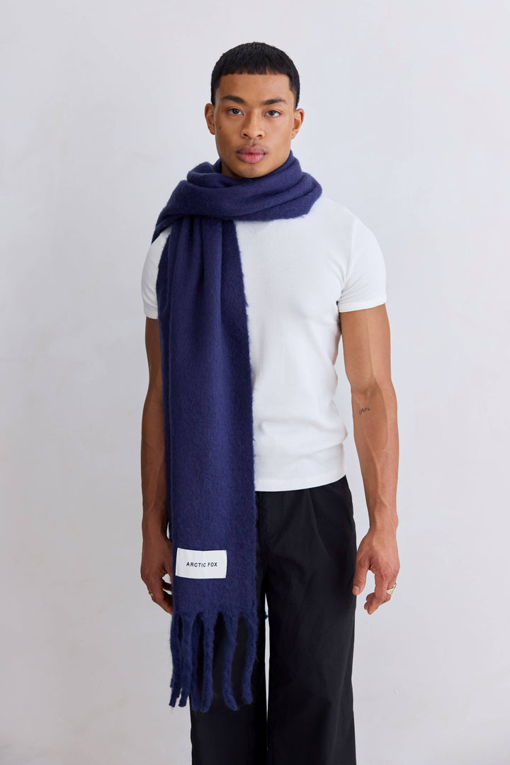 The Reykjavik Scarf - Midnight Blue