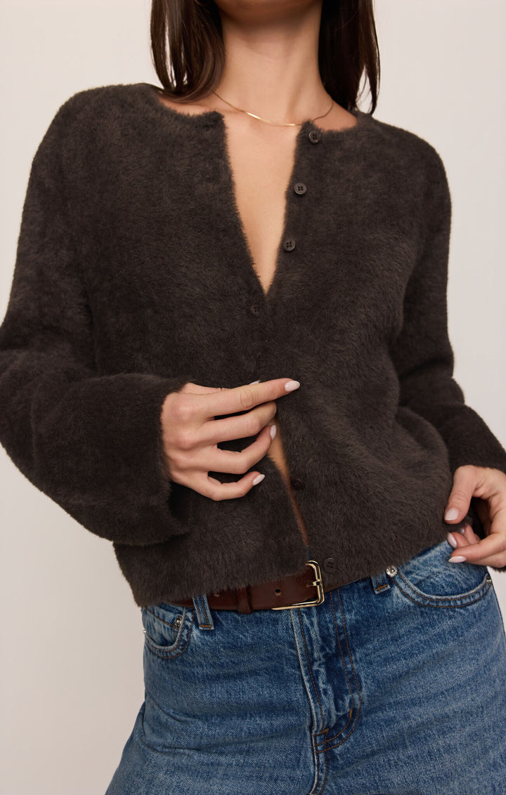 Winterglow Fluffy Cardigan