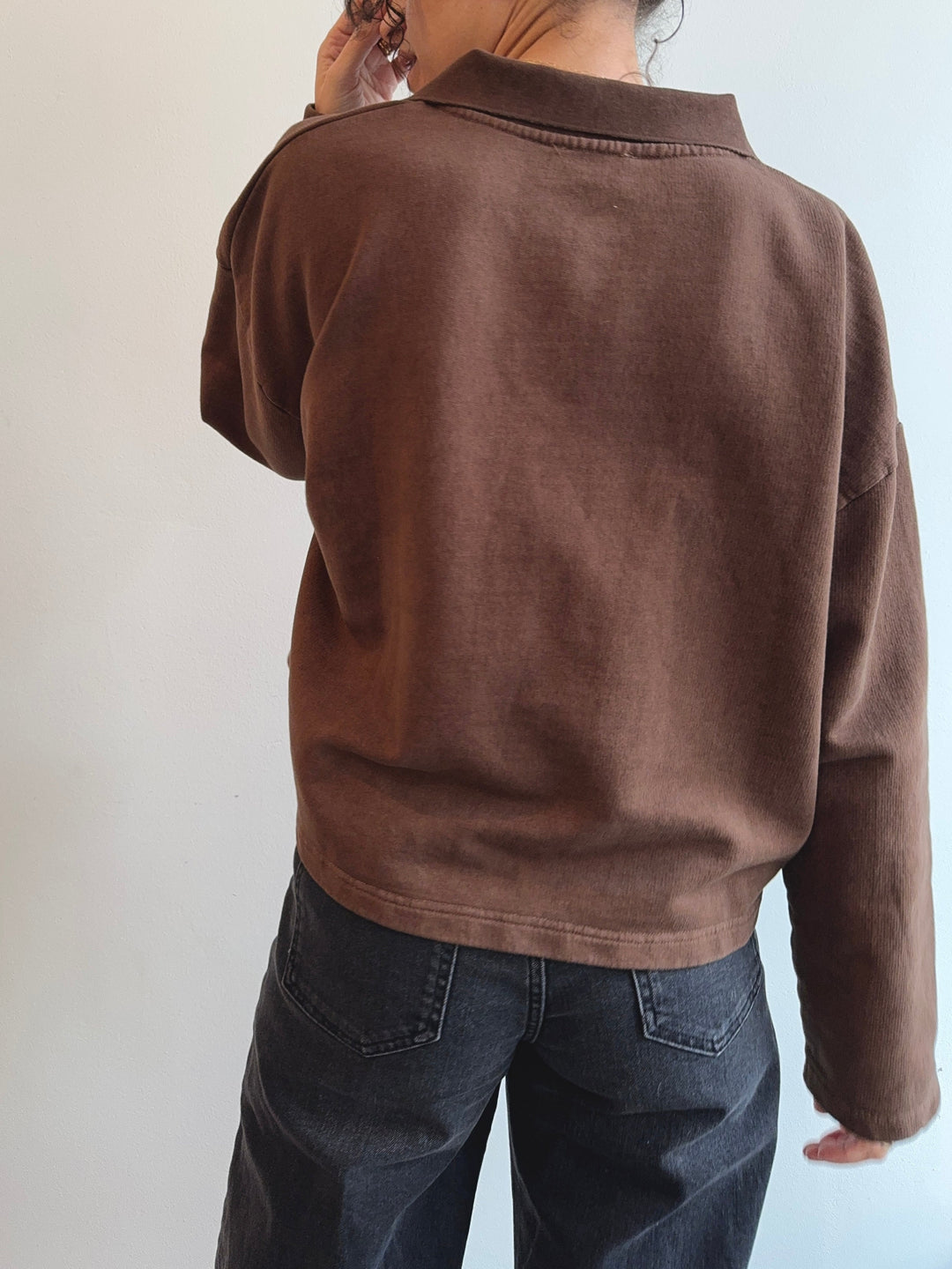 Mocha Rugby Pullover