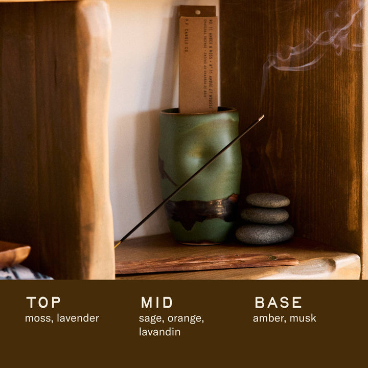 Amber & Moss - Incense Sticks