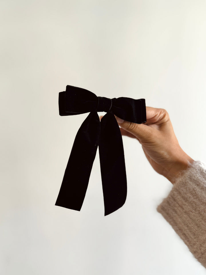 Velvet Valentine Hair Bow