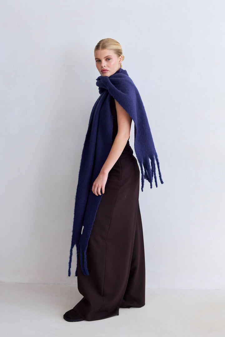 The Reykjavik Scarf - Midnight Blue