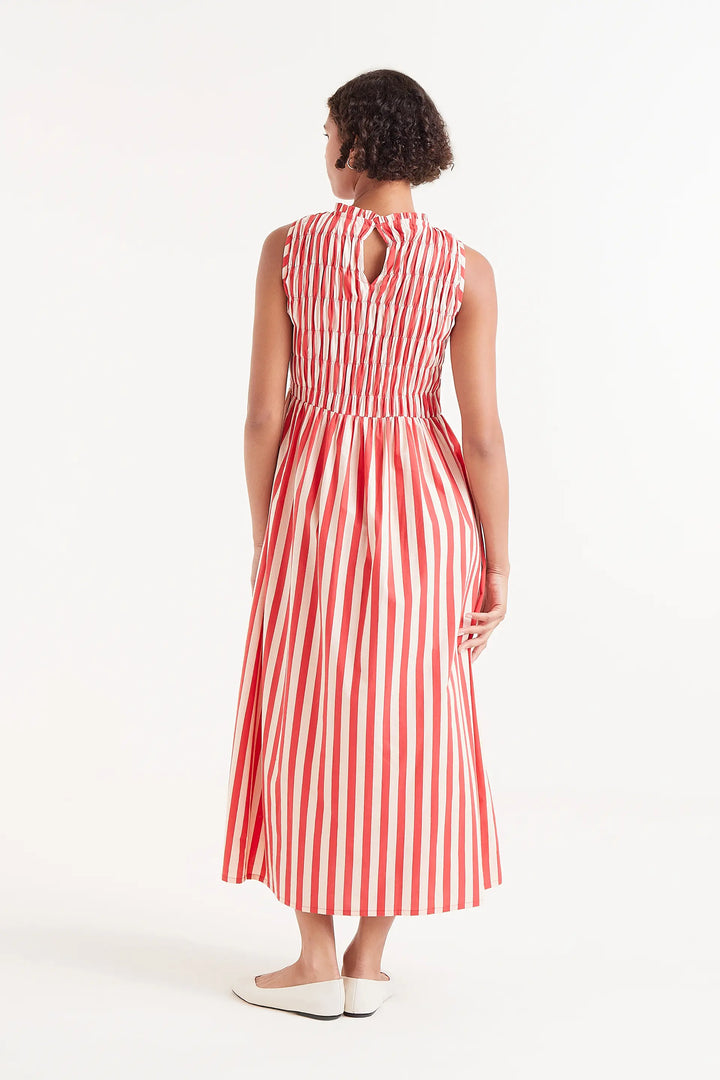Cherry Stripe Maxi Dress