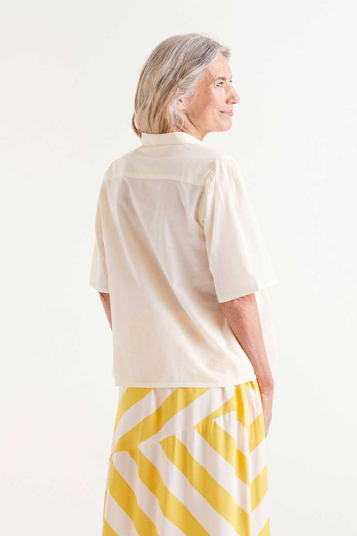 Embroidered Daisy Blouse