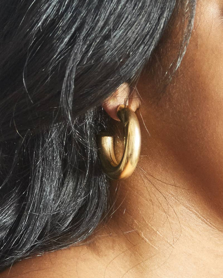 Chunky Hoop Earrings