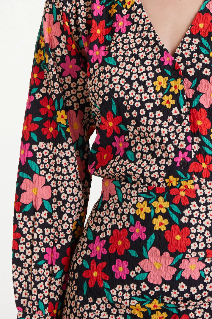 Garden Print Mini Skirt