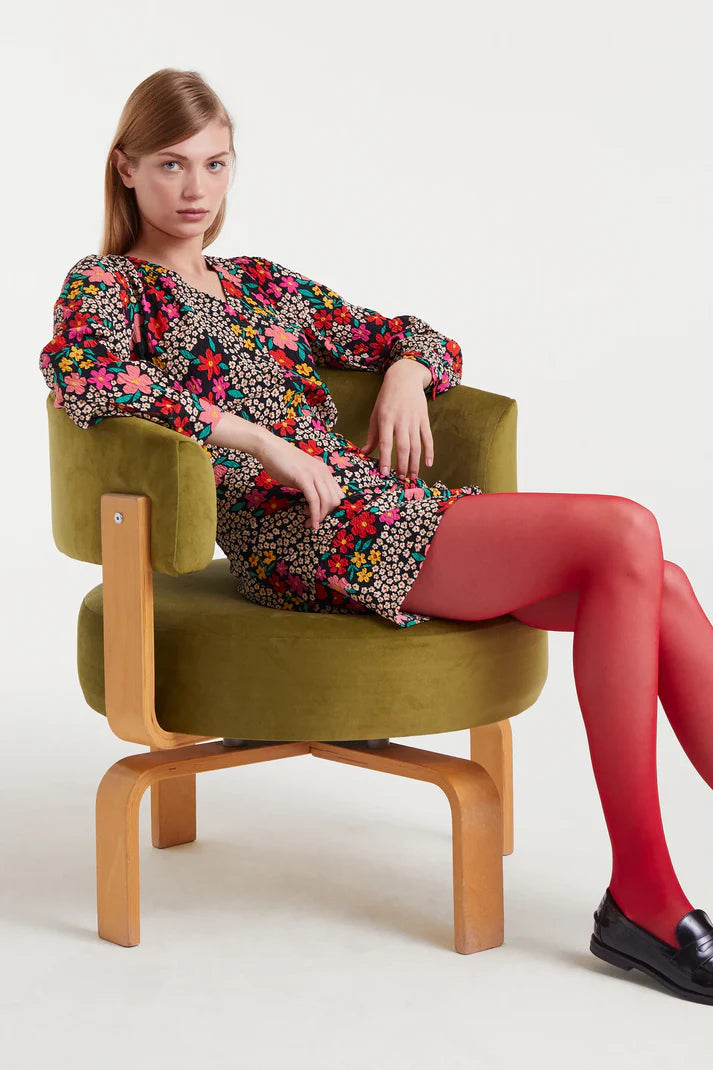 Garden Print Mini Skirt
