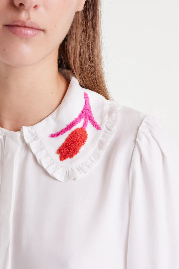 Tulip Embroidery Shirt