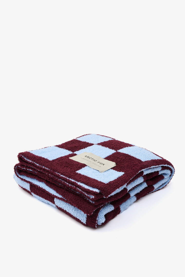 The Teddy Throw - Blue Check
