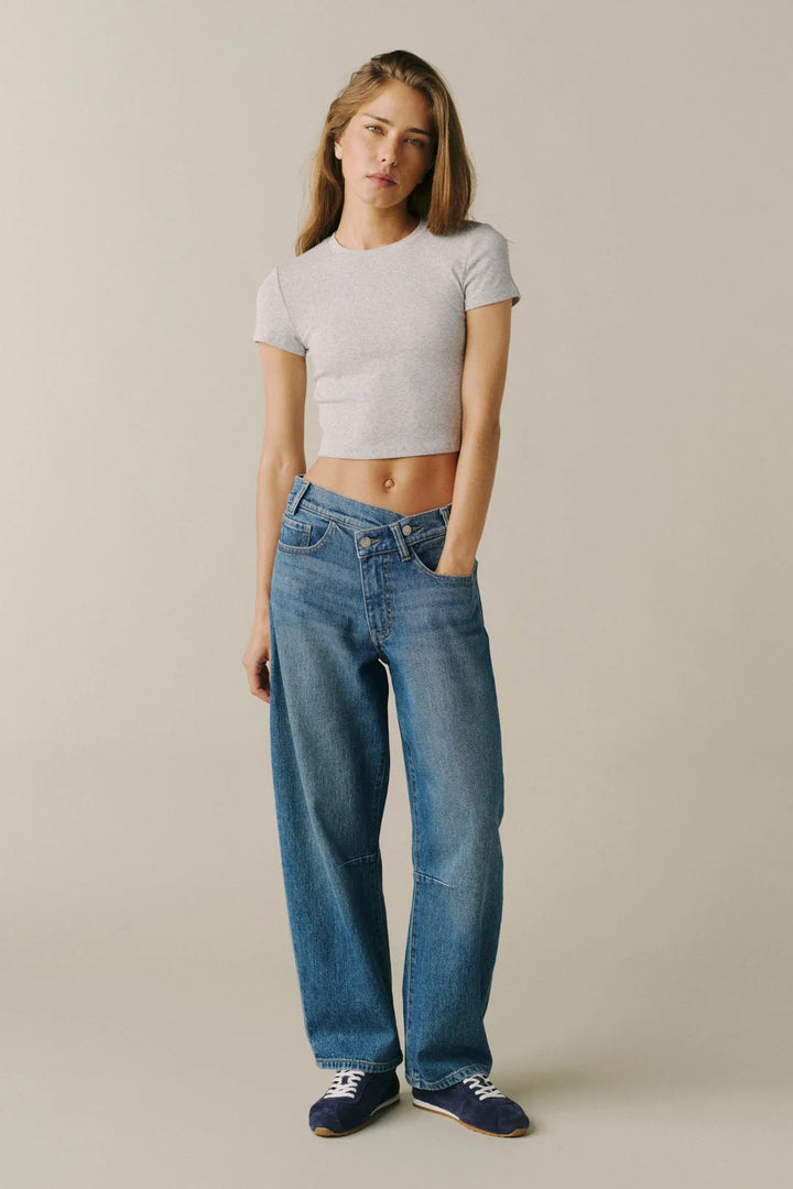 BNA Barrel Leg Jeans - Bombshell