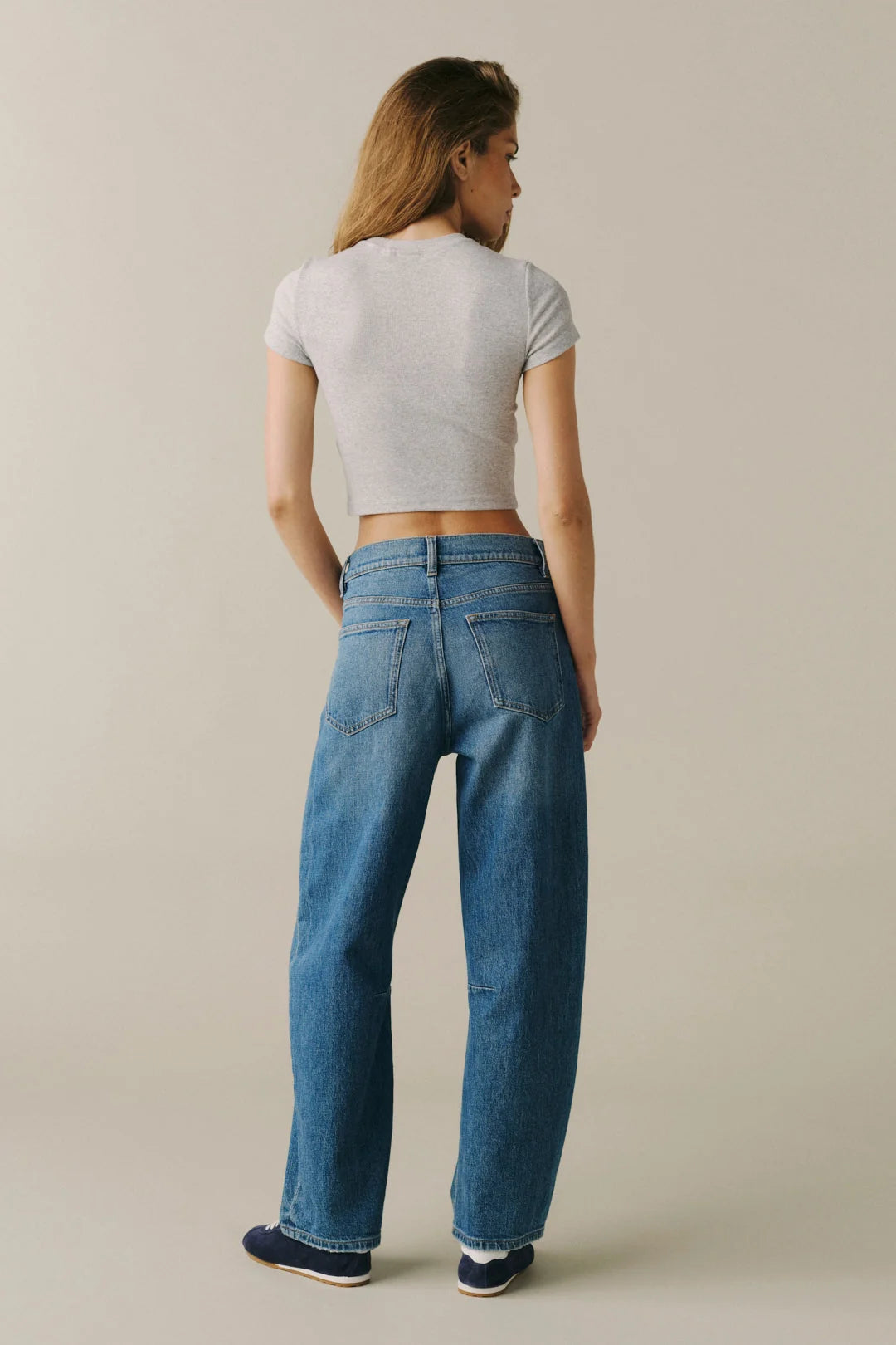 BNA Barrel Leg Jeans - Bombshell