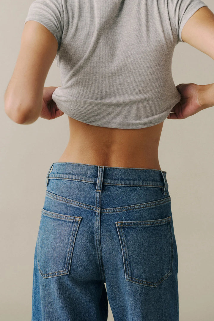 BNA Barrel Leg Jeans - Bombshell