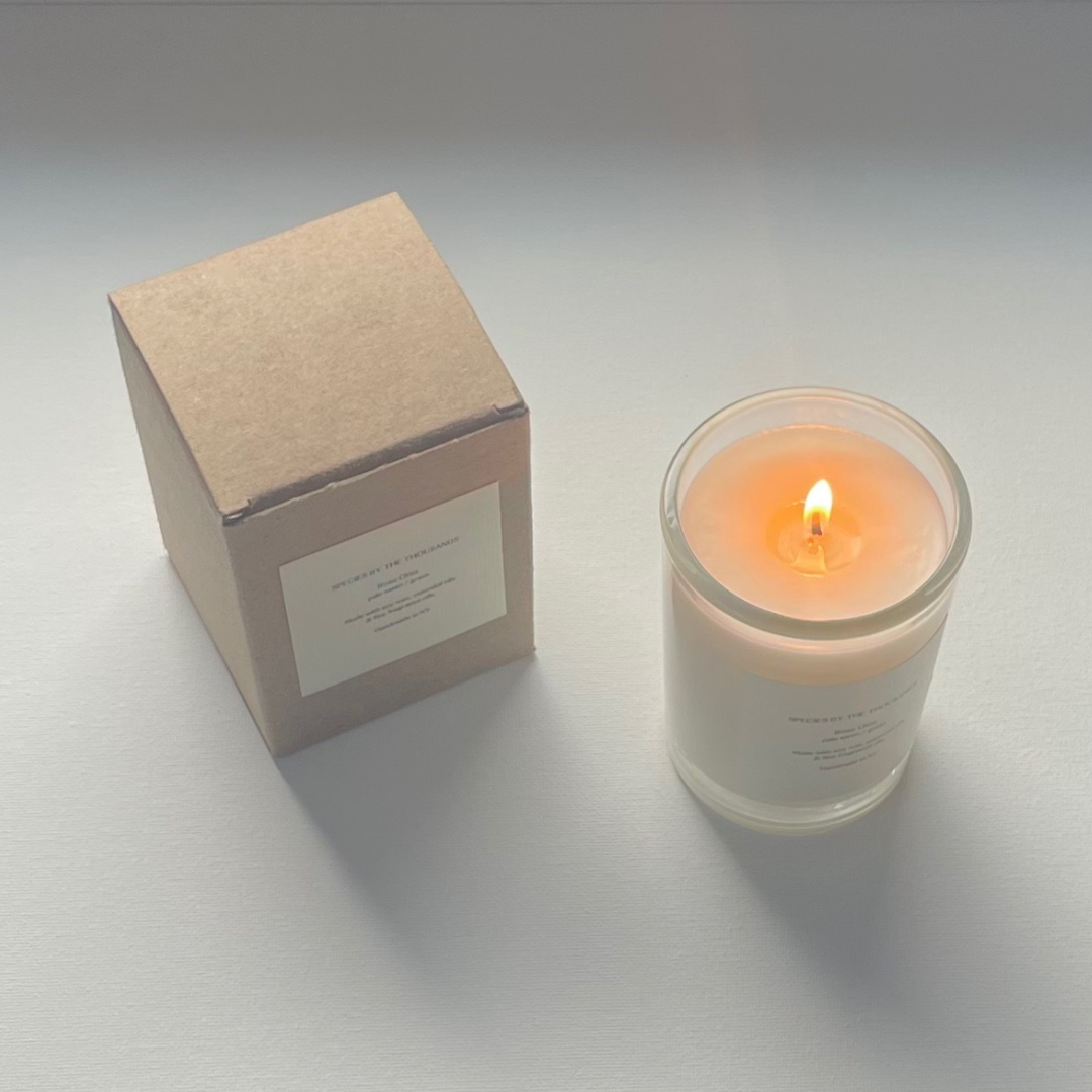 Santal, Cardamom + Amber Handcrafted Soy Candle