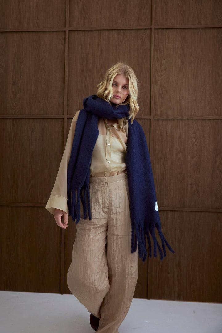 The Reykjavik Scarf - Midnight Blue