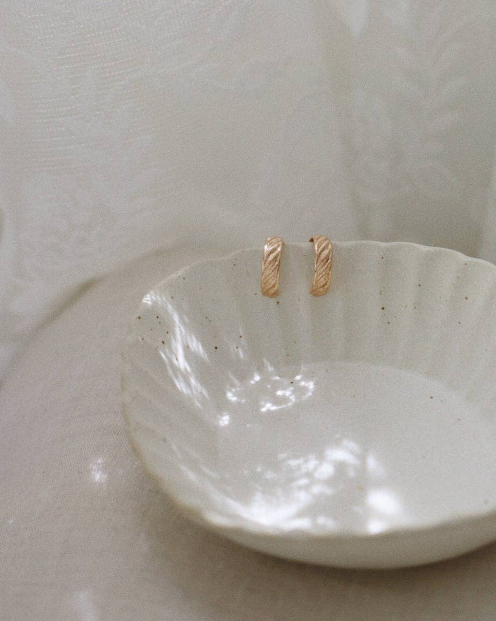 Croissant Hoops - 14k Gold-Fill