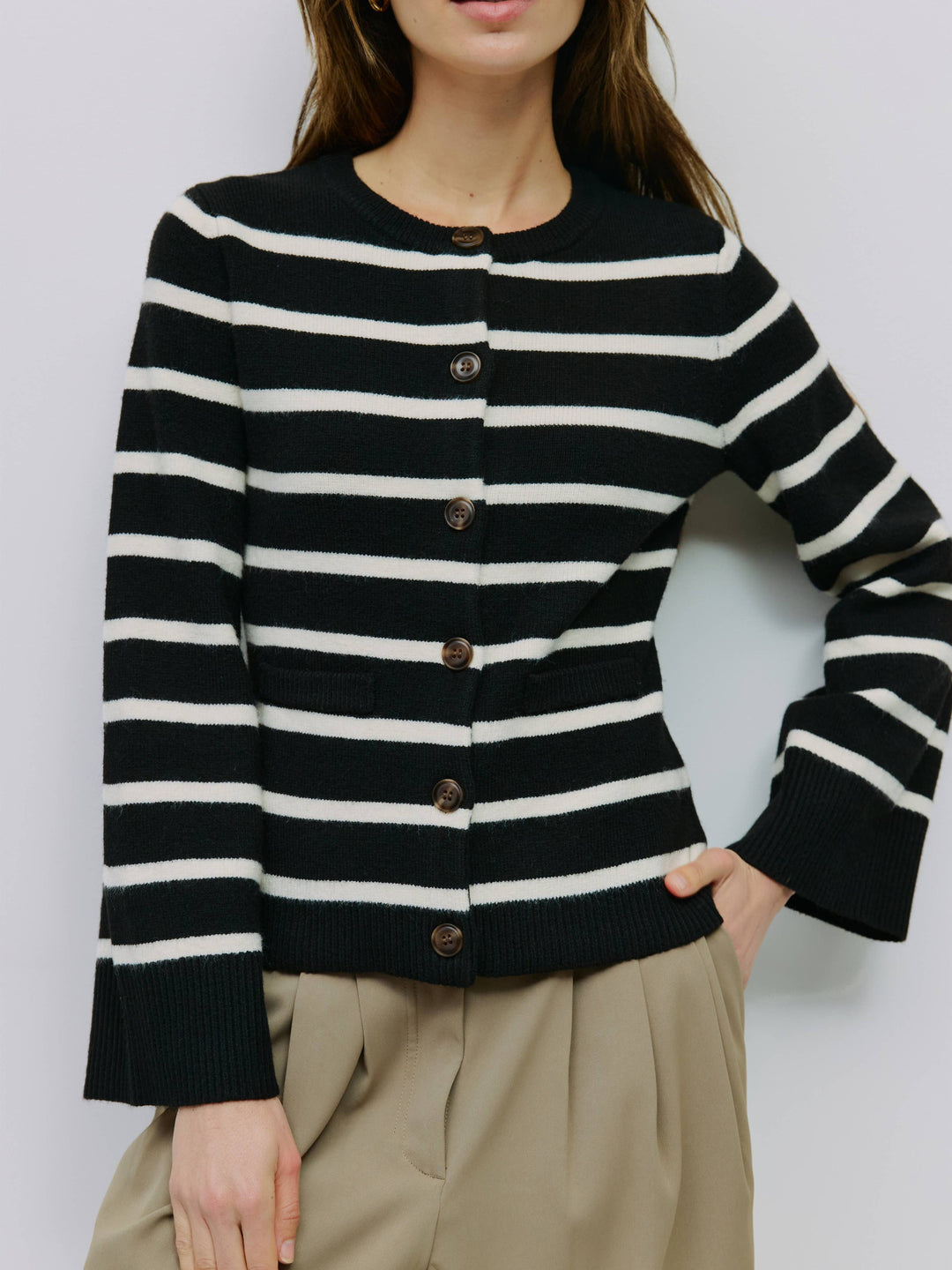 The Cindy Striped Cardigan